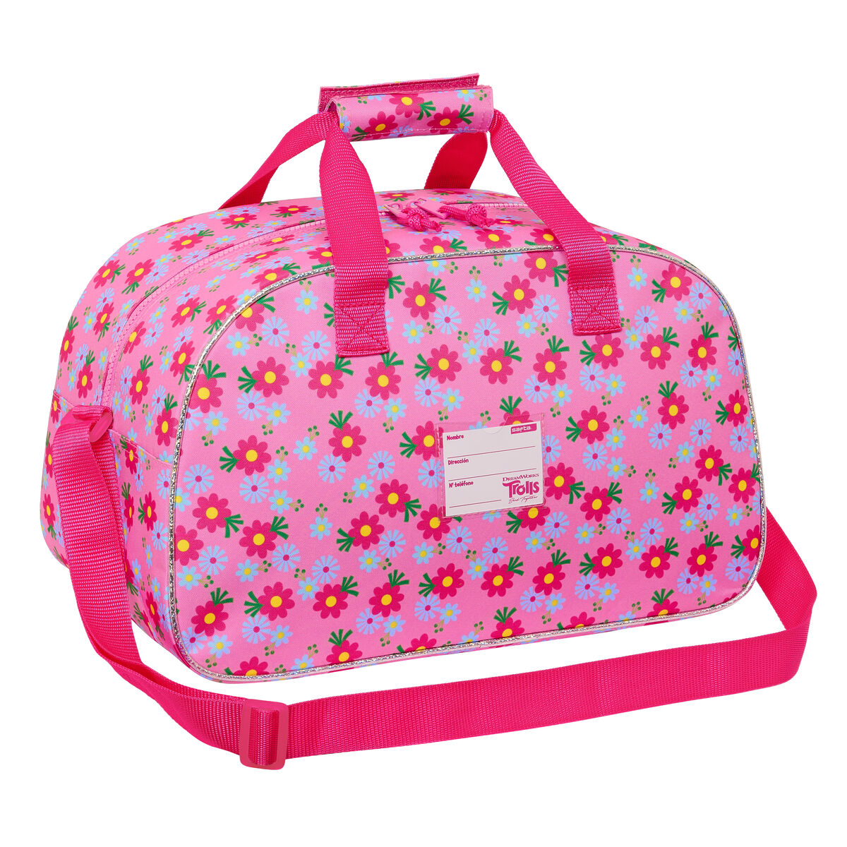 Borsa da Palestra Trolls Rosa 40 x 24 x 23 cm